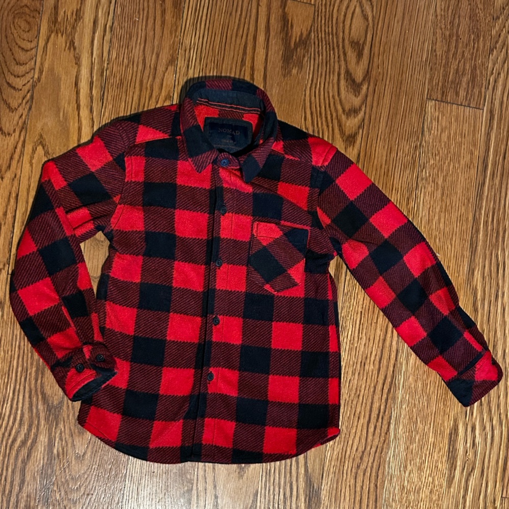 Nomad Kids‎ Red and Black Checkered Shirt